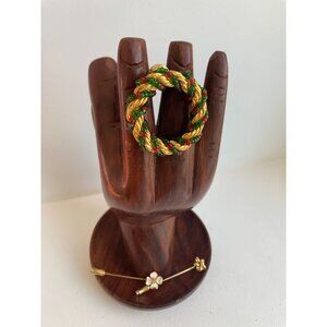 Vintage Jewelry lot of Christmas Brooch, Trifari Stick Pin and Other